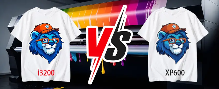 XP600 vs i3200 DTF Printer