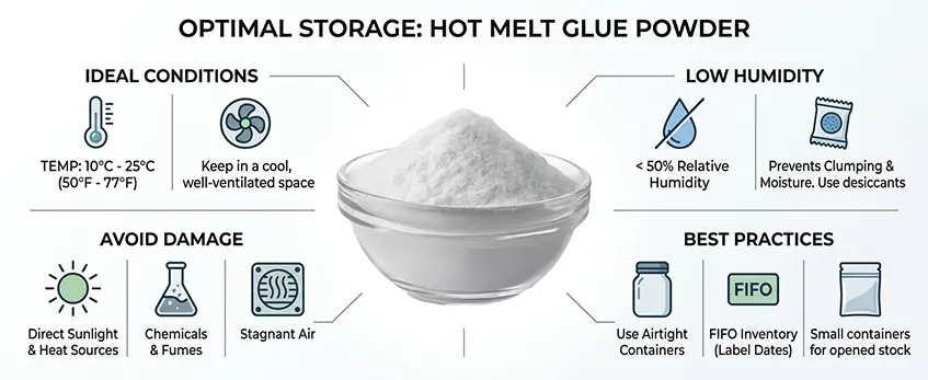 Schmelzklebstoffpulver