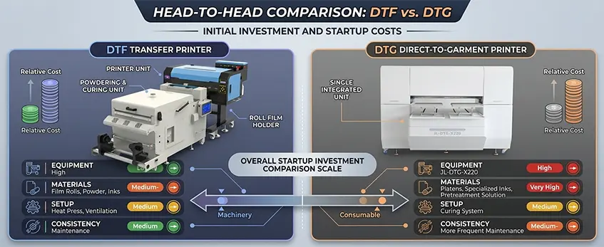meilleure imprimante de transfert dtf