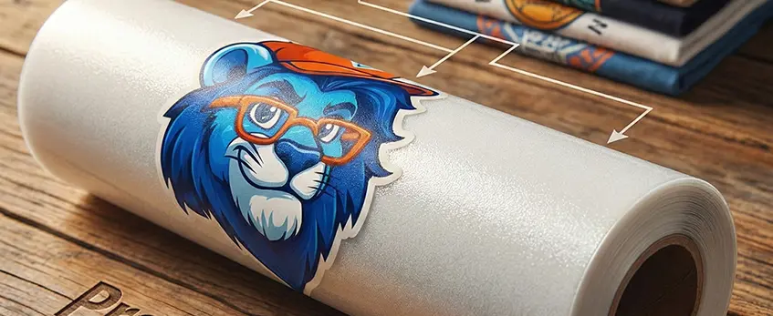 rollos de película dtf