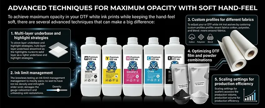 dtf white ink settings