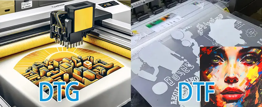 DTF vs DTG Printers