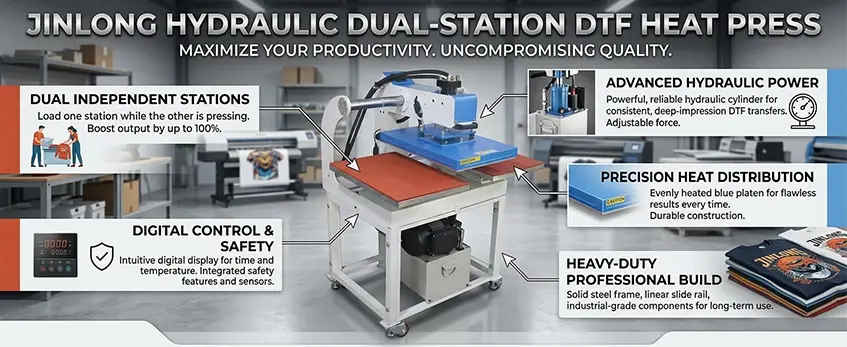 máquina de transferencias dtf