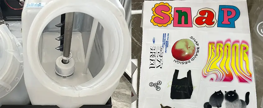 Imprimante dtf avec encre blanche